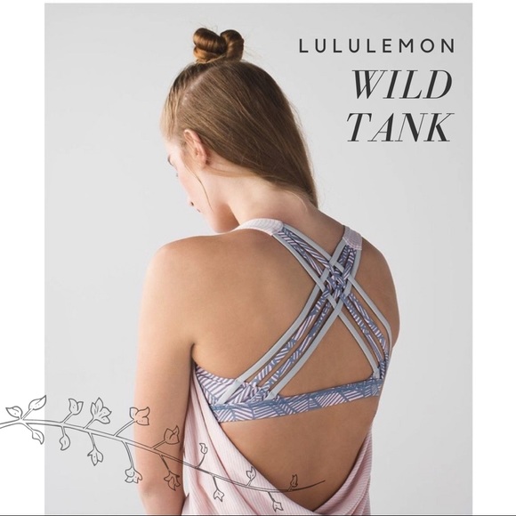 lululemon athletica Tops - Lululemon Banana Leaf Blush Quartz Wild Tank